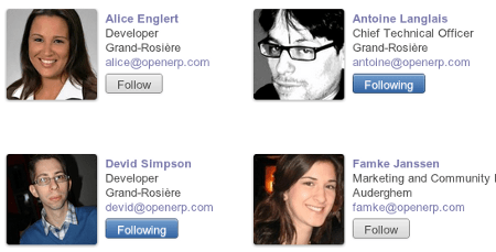 Odoo текст и изображение блок